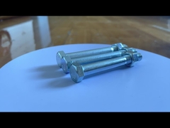 SAE J429 등급 2 아연 도금 육각 캡 나사 부분적으로 나사산이 있음